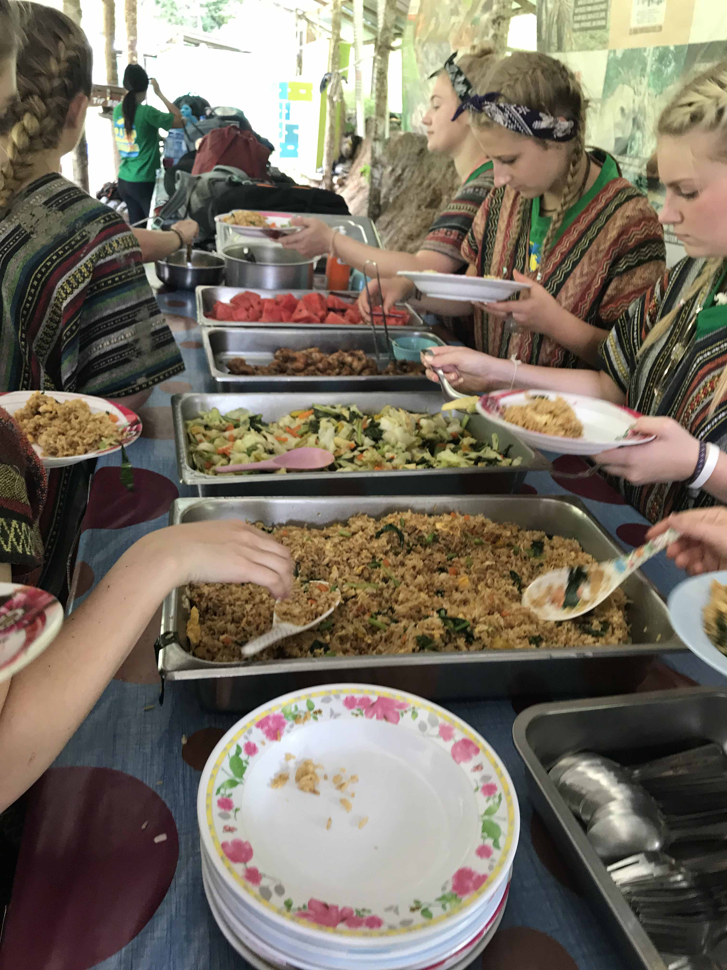 Lunch at Elephant Jungle Sanctuary Chiang Mai