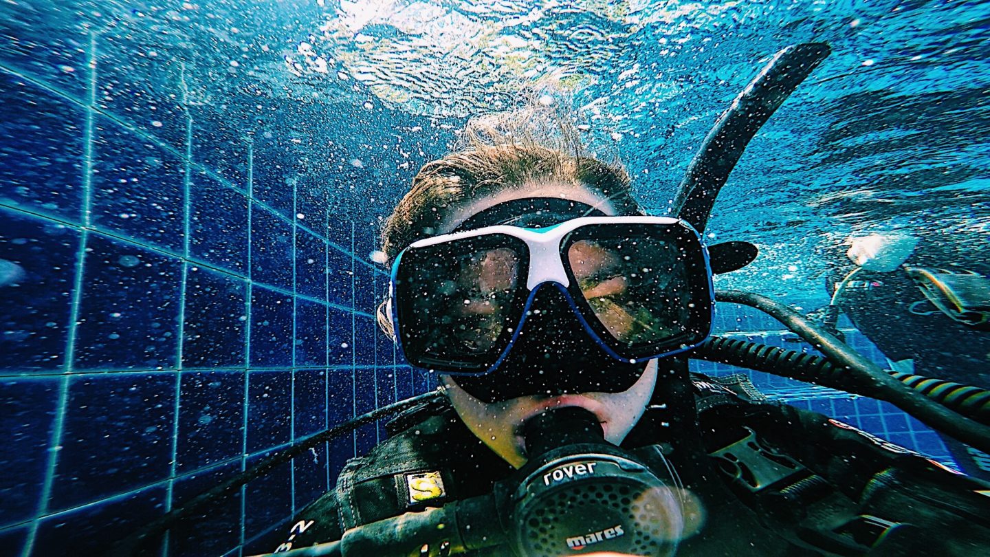 Scuba Diving Practice in the Pool The Millennial Runaway A Travel