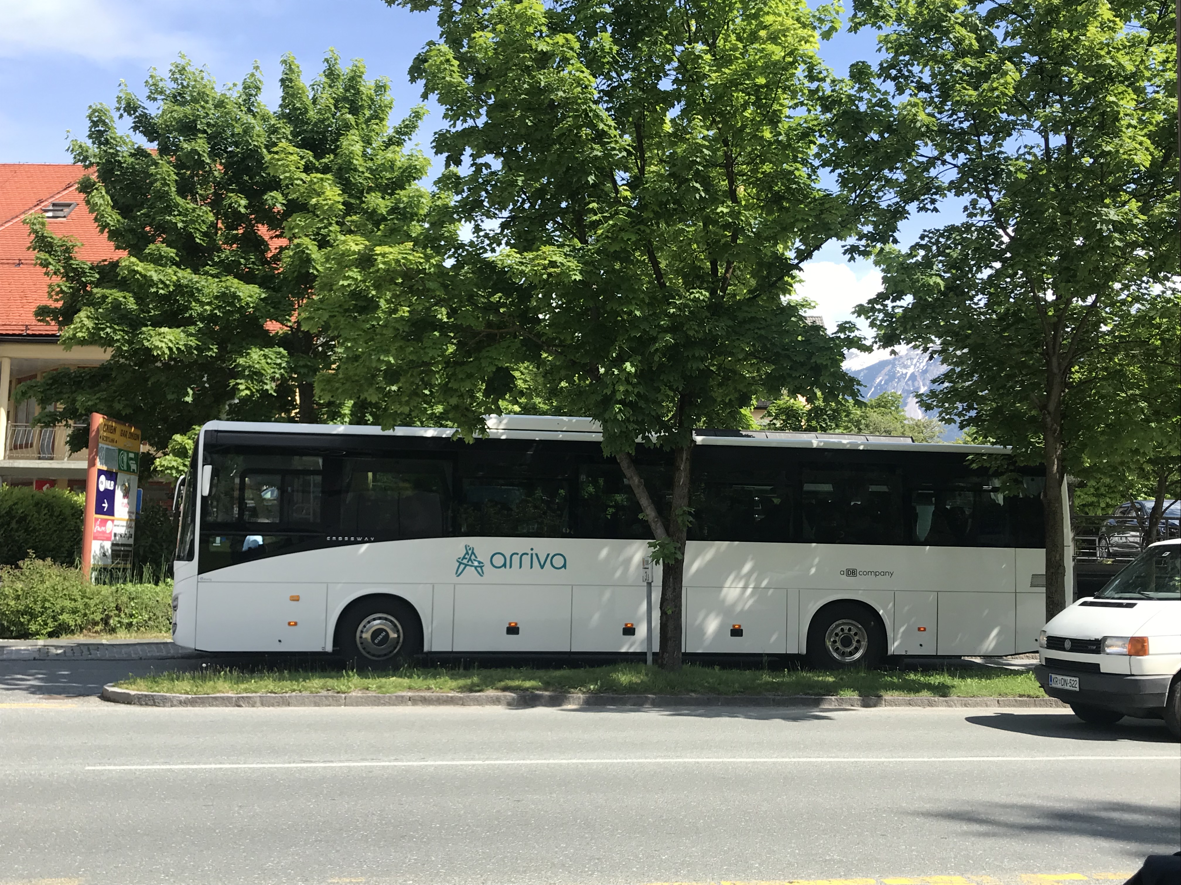 Public bus to Ljubljana from Lake Bled in Slovenia