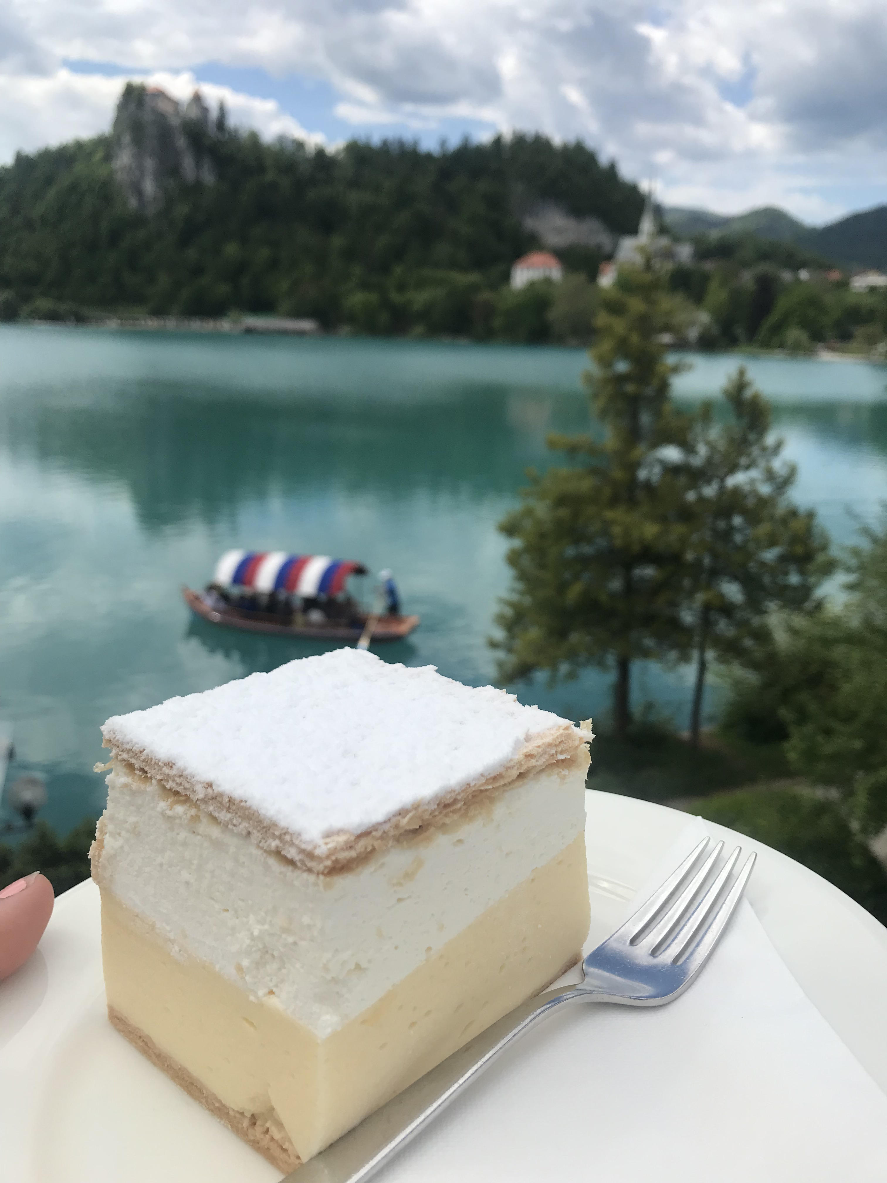 Lake Bled's Famous Cream Cake in Slovenia