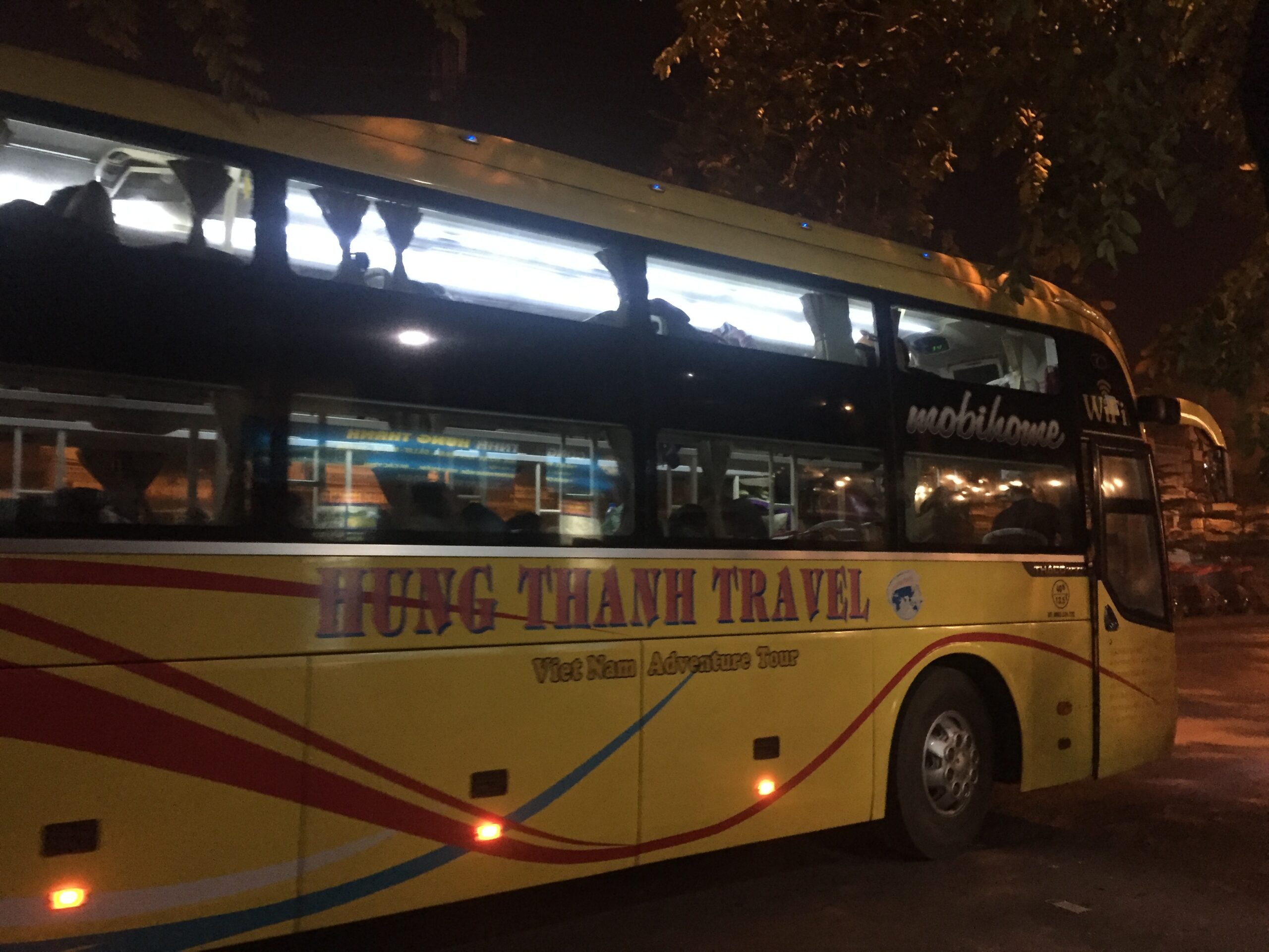 Sleeper bus from Hanoi to Sapa