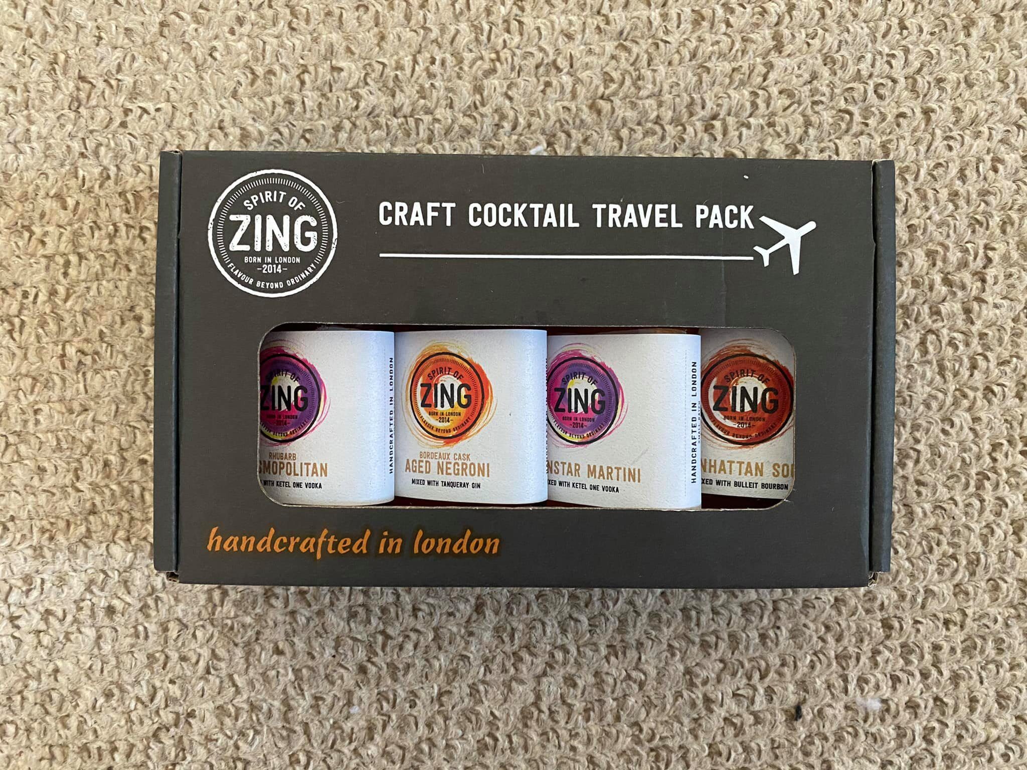 Jet 2 gifted Travel Cocktails
