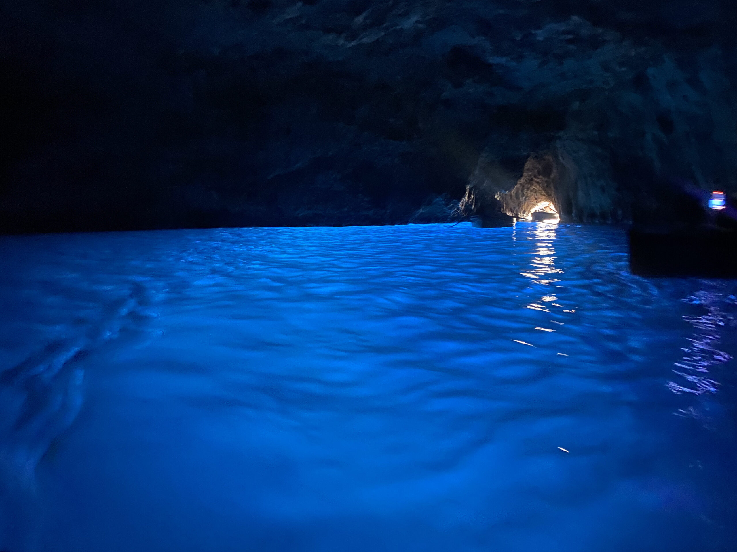 The Blue Grotto in Capri